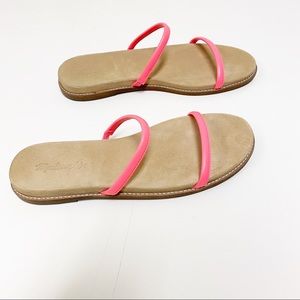 Madewell Paris Sandal Electric Pink Size 9.5